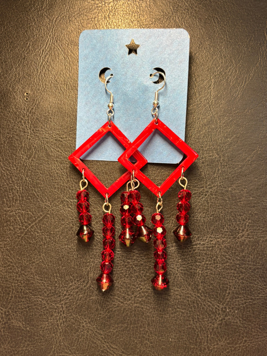 Red Chandler Earrings