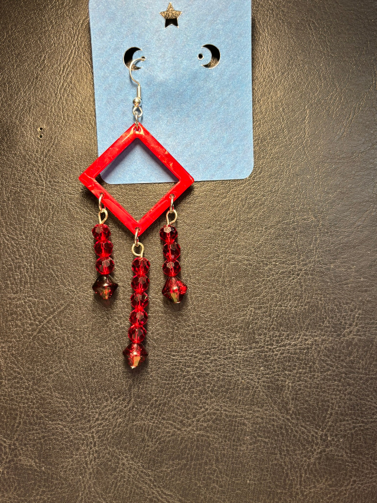 Red Chandler Earrings