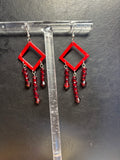 Red Chandler Earrings