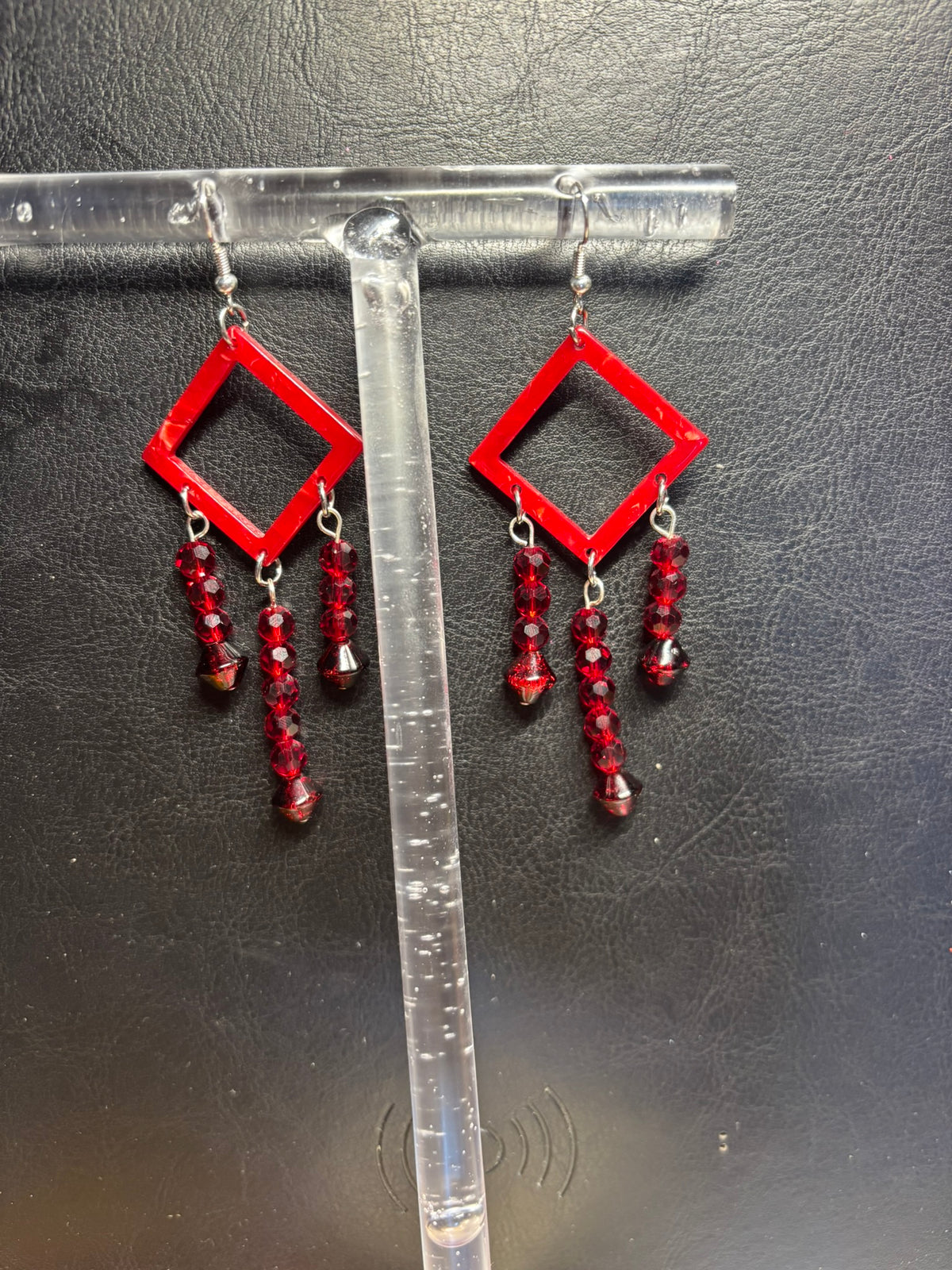 Red Chandler Earrings