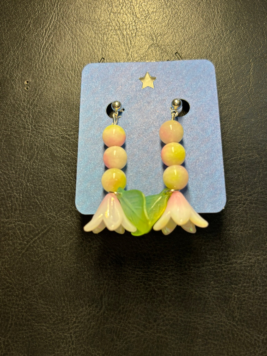 Floral Three Stud Earrings