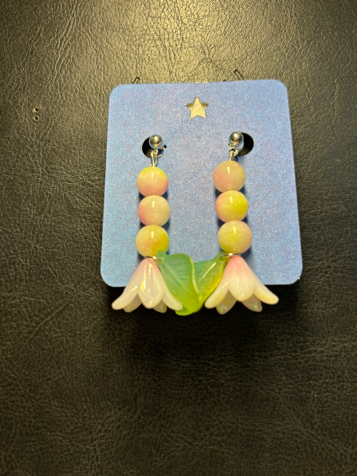 Floral Three Stud Earrings