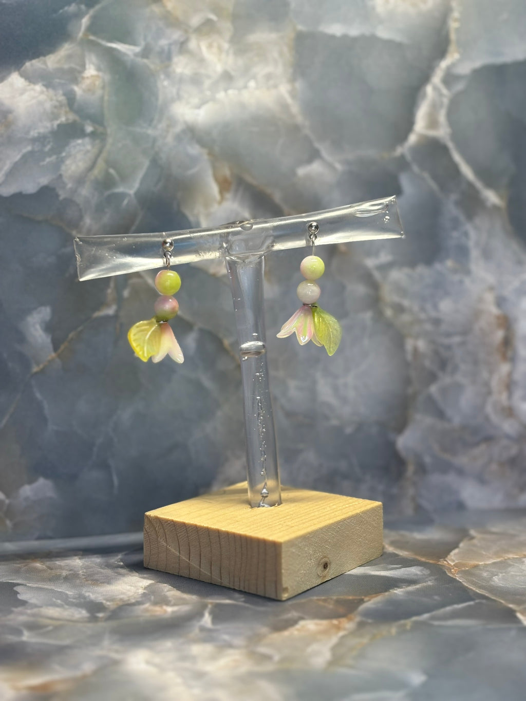 Floral Two Stud Earrings
