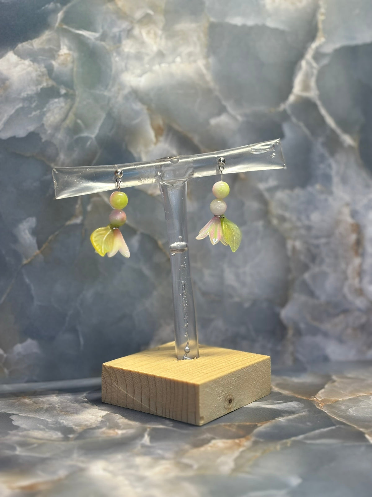 Floral Two Stud Earrings