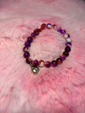 Ladybug Charm Stretch Bracelet