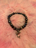 Dolphin Charm Stretch Bracelet