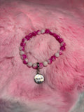 Peace Charm Stretch Bracelet