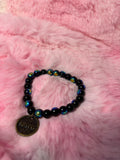 Spirit Coin Charm Stretch Bracelet