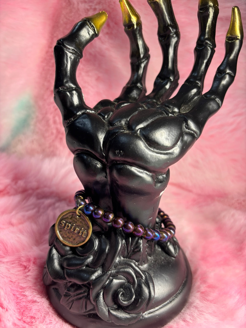Spirit Coin Charm Stretch Bracelet
