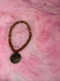 Spirit Coin Charm Stretch Bracelet