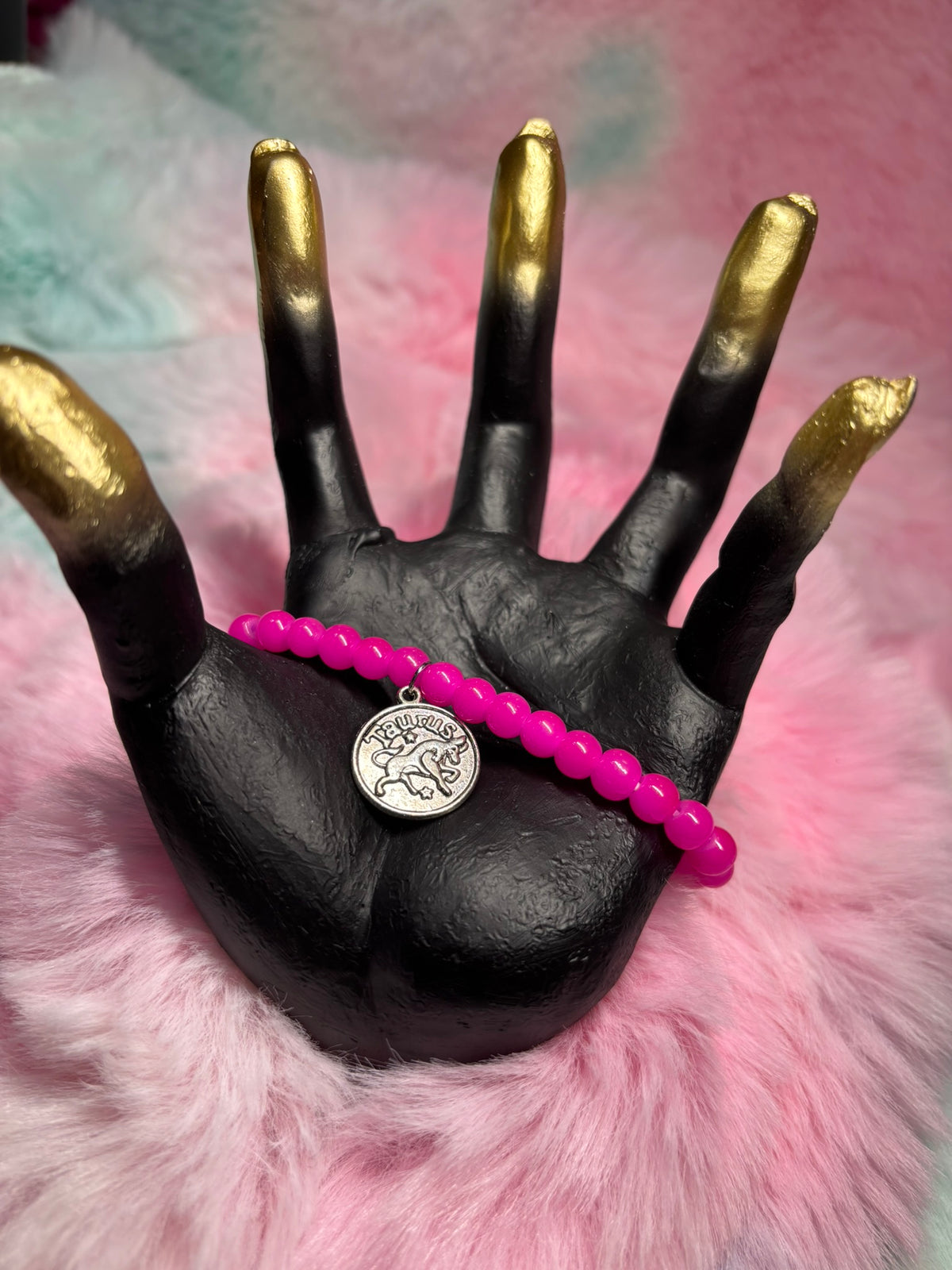 Taurus Charm Stretch Bracelet