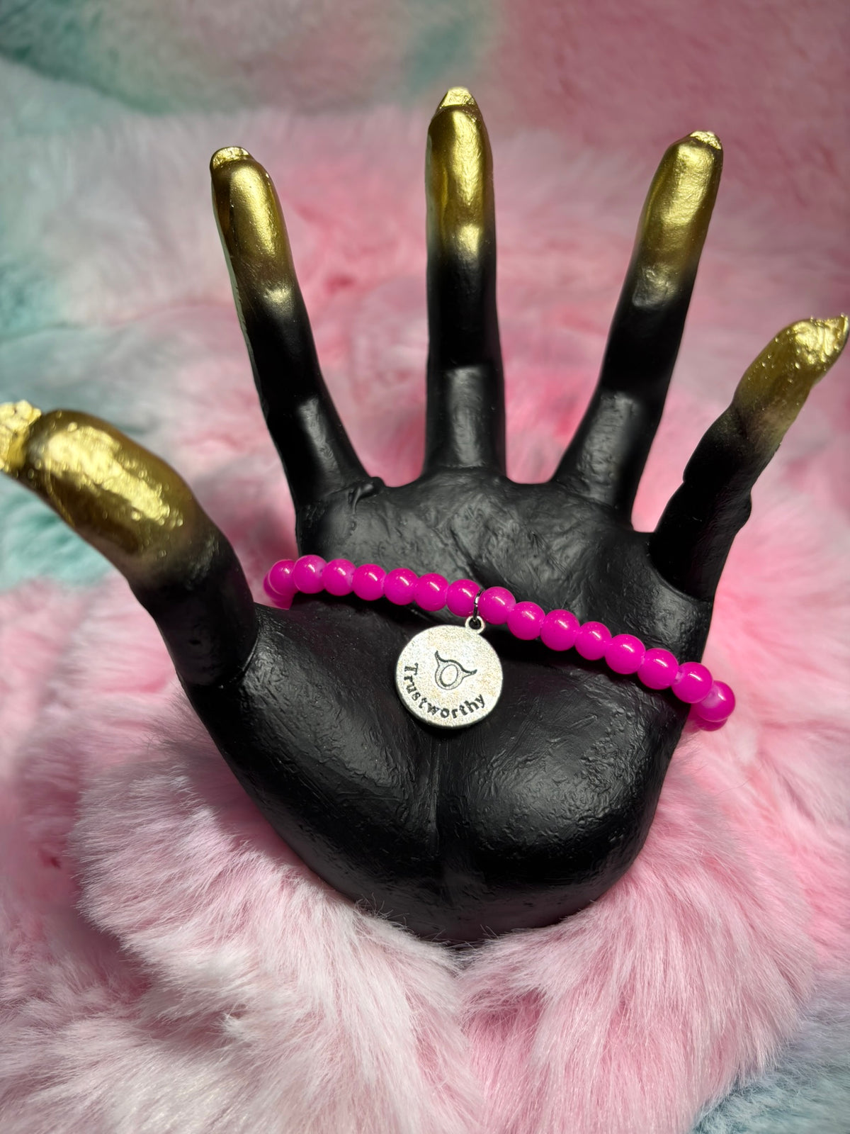 Taurus Charm Stretch Bracelet