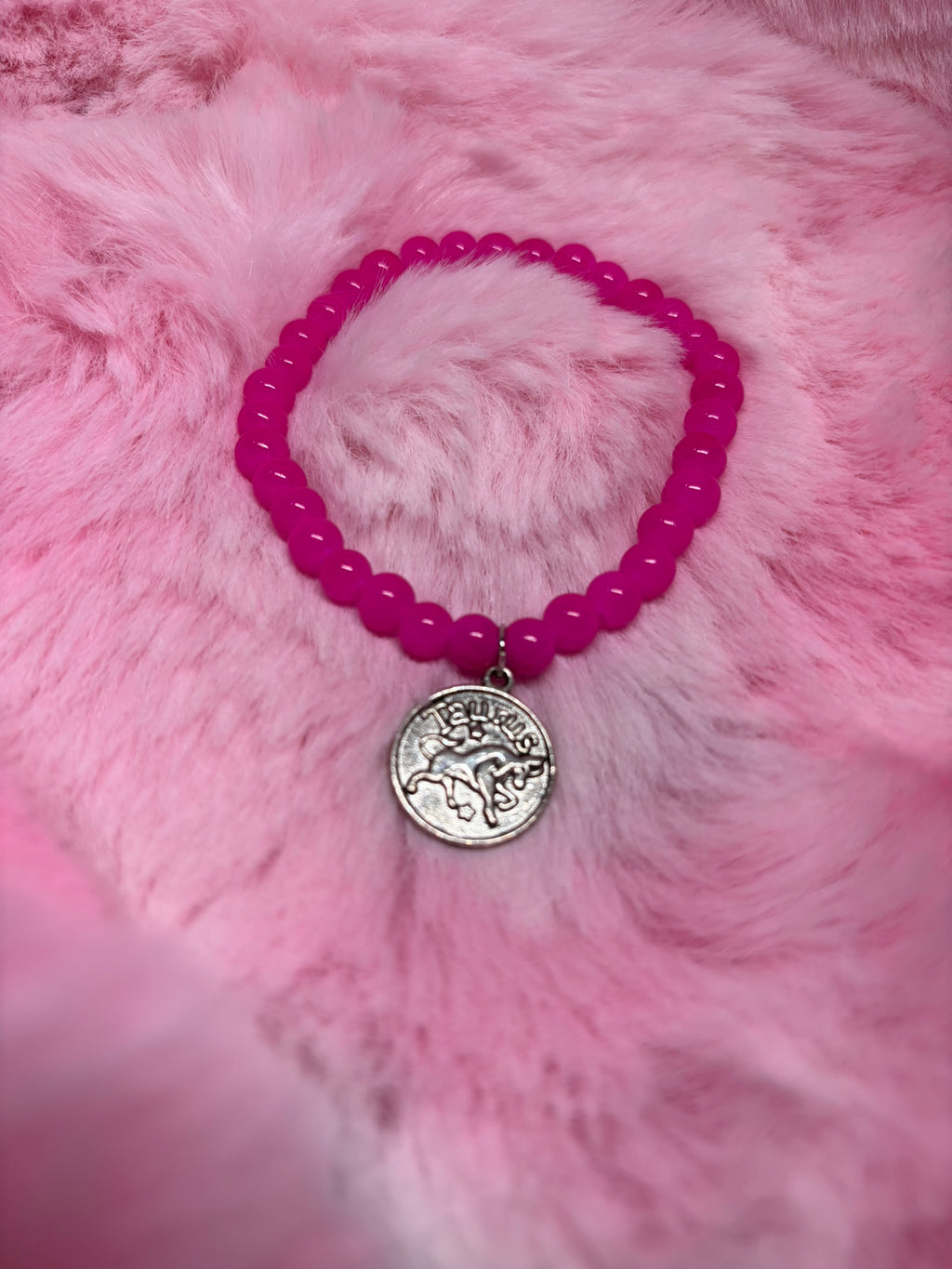 Taurus Charm Stretch Bracelet