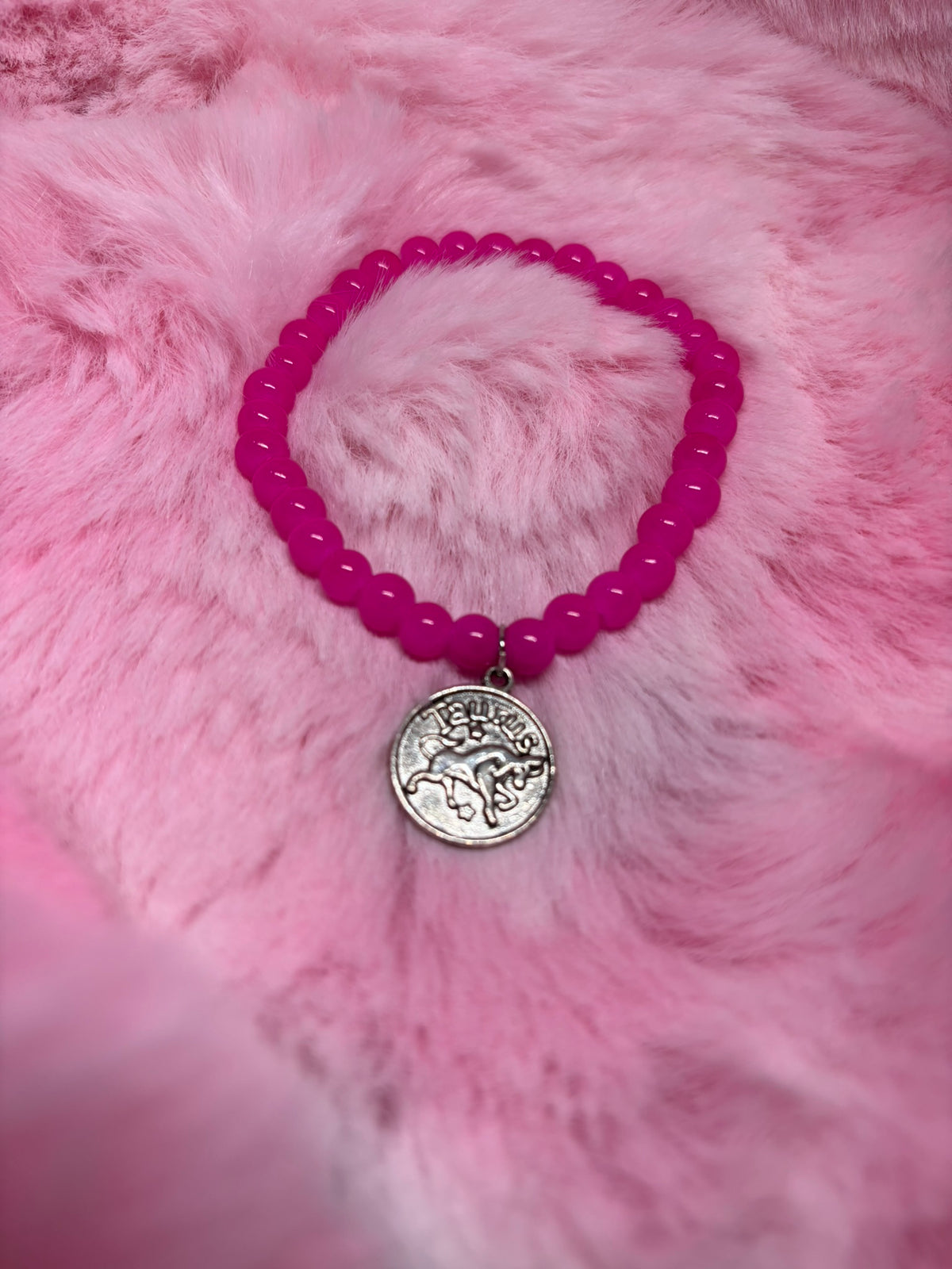 Taurus Charm Stretch Bracelet