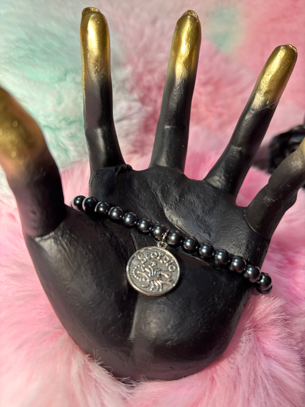 Scorpio Charm Stretch Bracelet