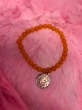 Gemini Charm Stretch Bracelet