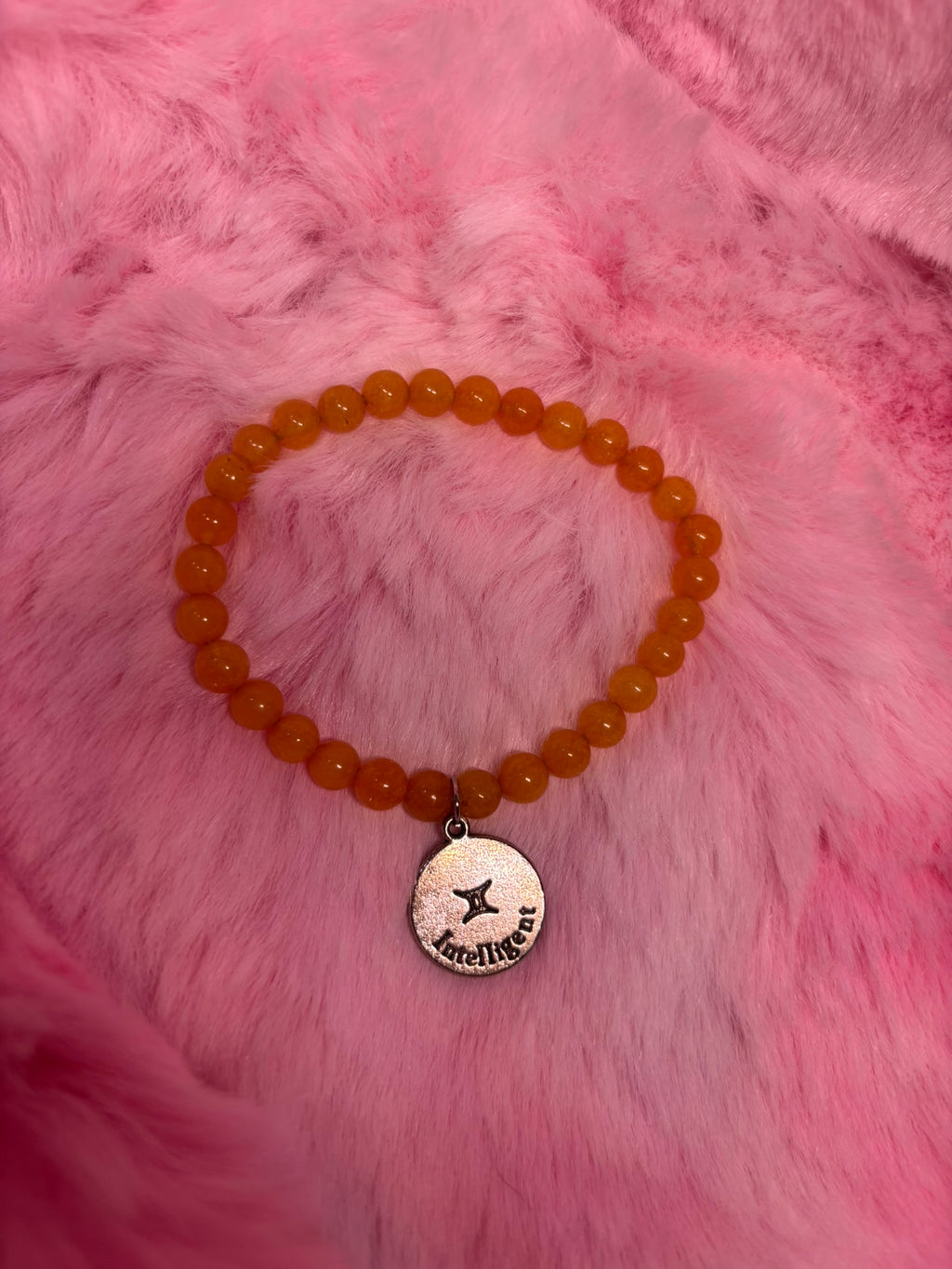 Gemini Charm Stretch Bracelet