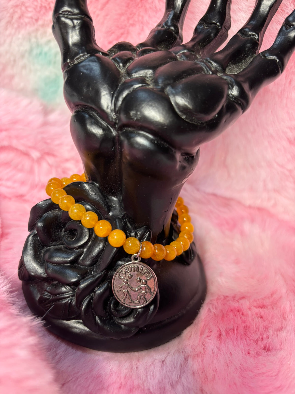 Gemini Charm Stretch Bracelet