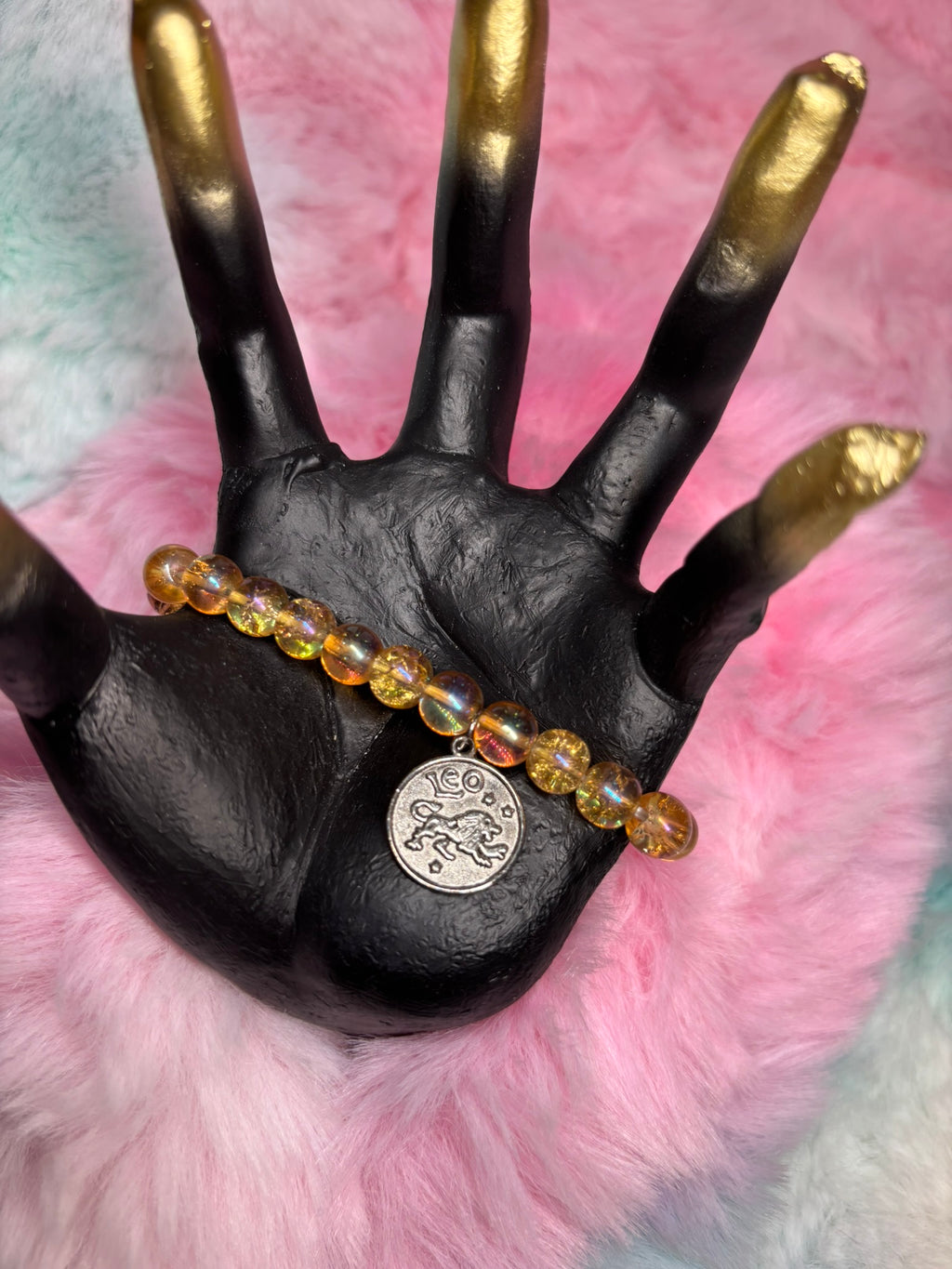 Leo Charm Stretch Bracelet