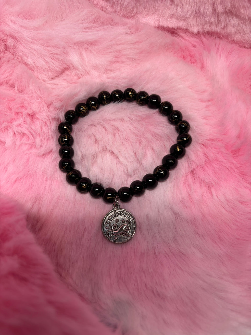 Capricorn Charm Stretch Bracelet