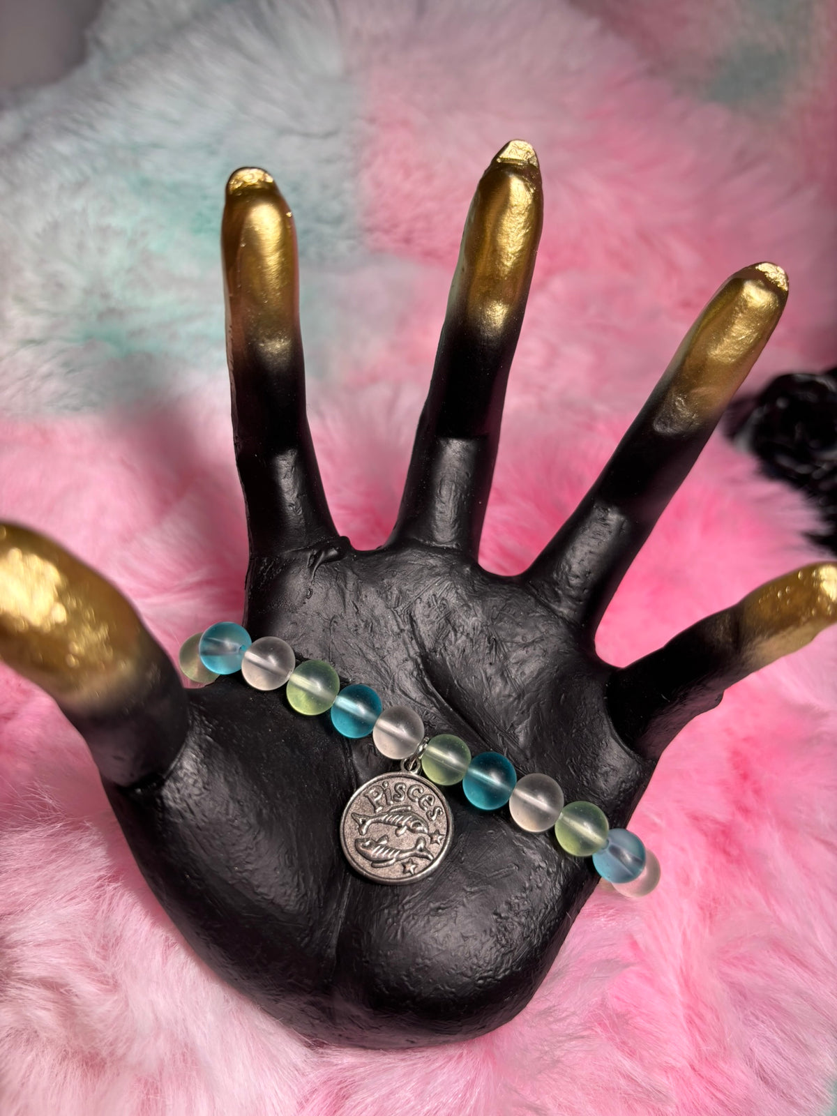 Pisces Charm Stretch Bracelet