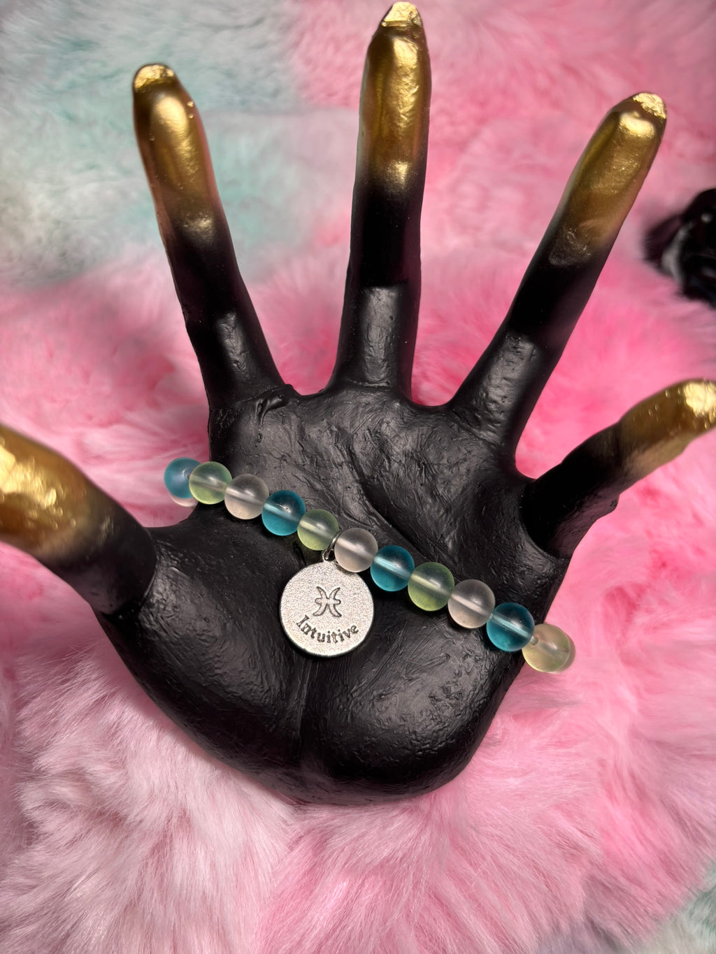Pisces Charm Stretch Bracelet