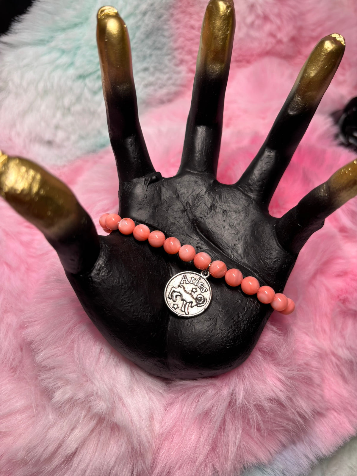 Aries Charm Stretch Bracelet