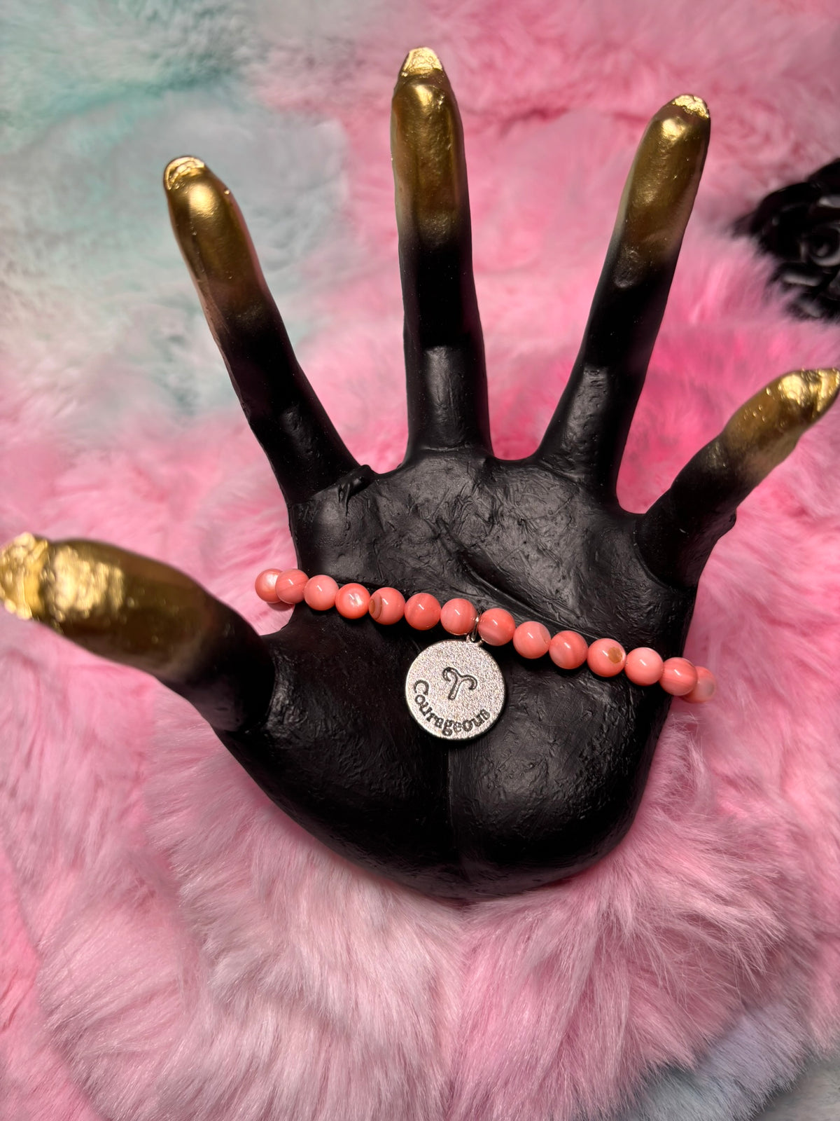 Aries Charm Stretch Bracelet