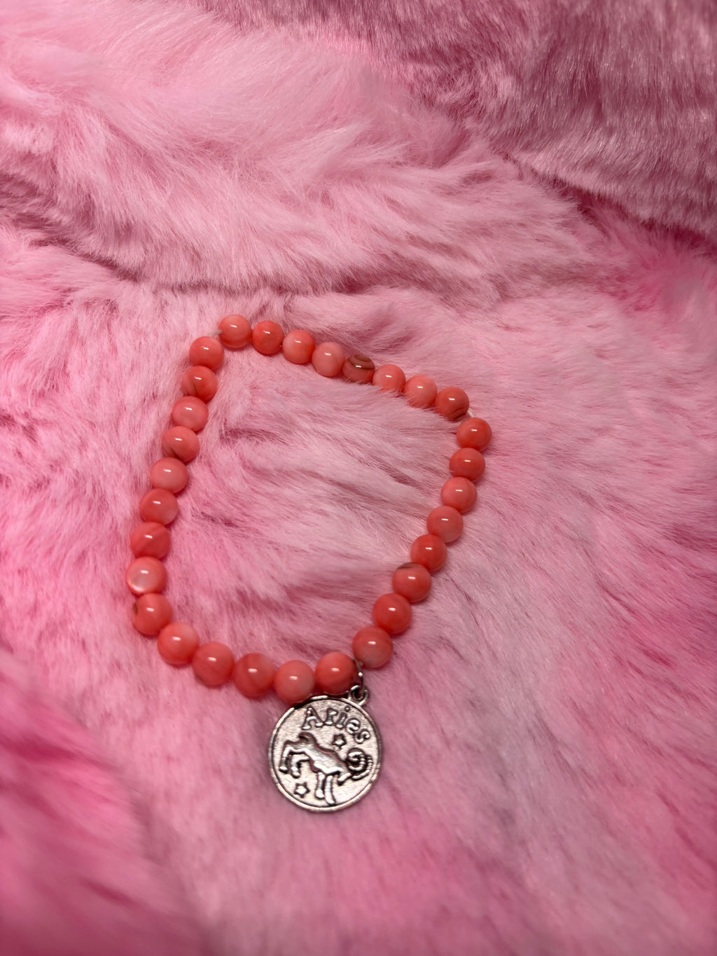Aries Charm Stretch Bracelet