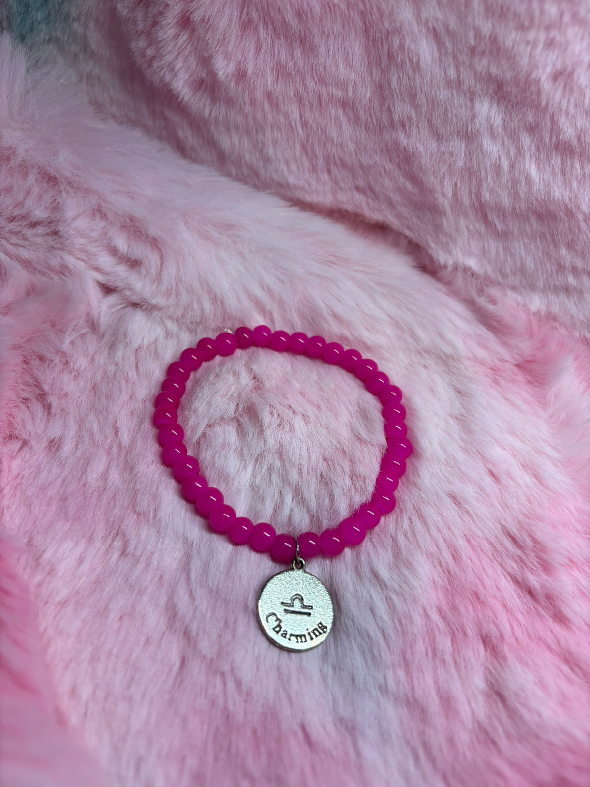 Libra Charm Stretch Bracelet
