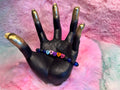 Truth Rainbow Heart Letter Beads Stretch Bracelet