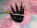Sagittarius Letter Beads Stretch Bracelet