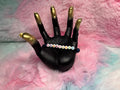 Aquarius Letter Beads Stretch Bracelet