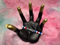 Brave Glow in the Dark Letter stretch bracelet