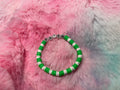 Faith Glow in the Dark Letter stretch bracelet