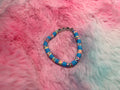 Kind Glow in the Dark Letter stretch bracelet