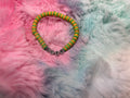 Cute Glow in the Dark Letter stretch bracelet