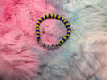 Pretty Glow in the Dark Letter stretch bracelet