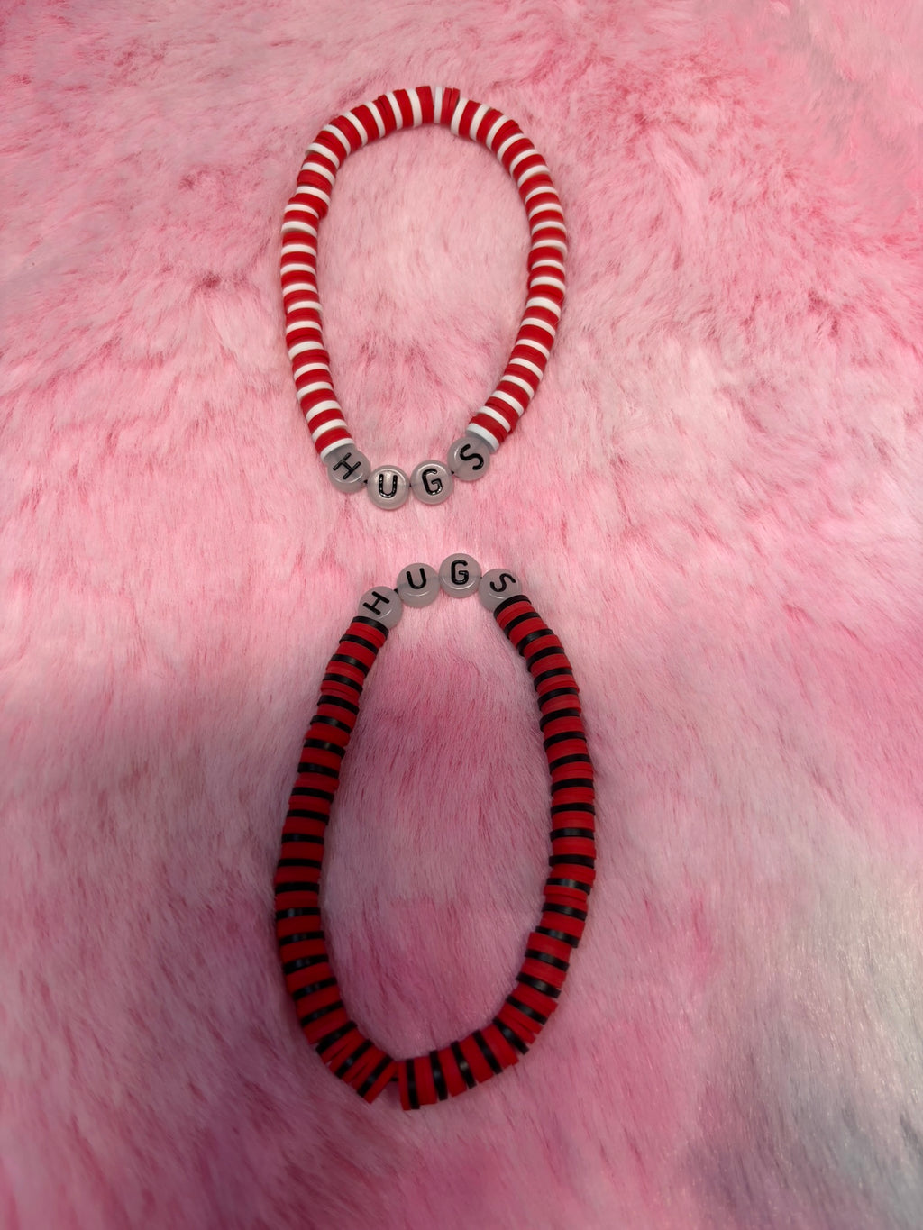 Hugs Glow in the Dark Letter Stretch Bracelet
