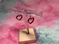 Hollow Heart Hook Dangle Earrings