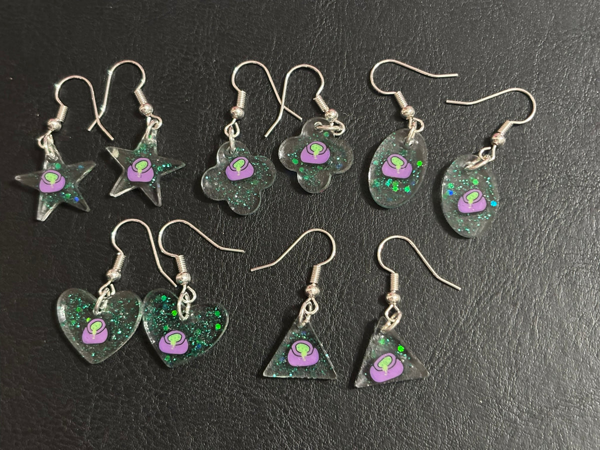 Cauldron Hook Dangle Earrings