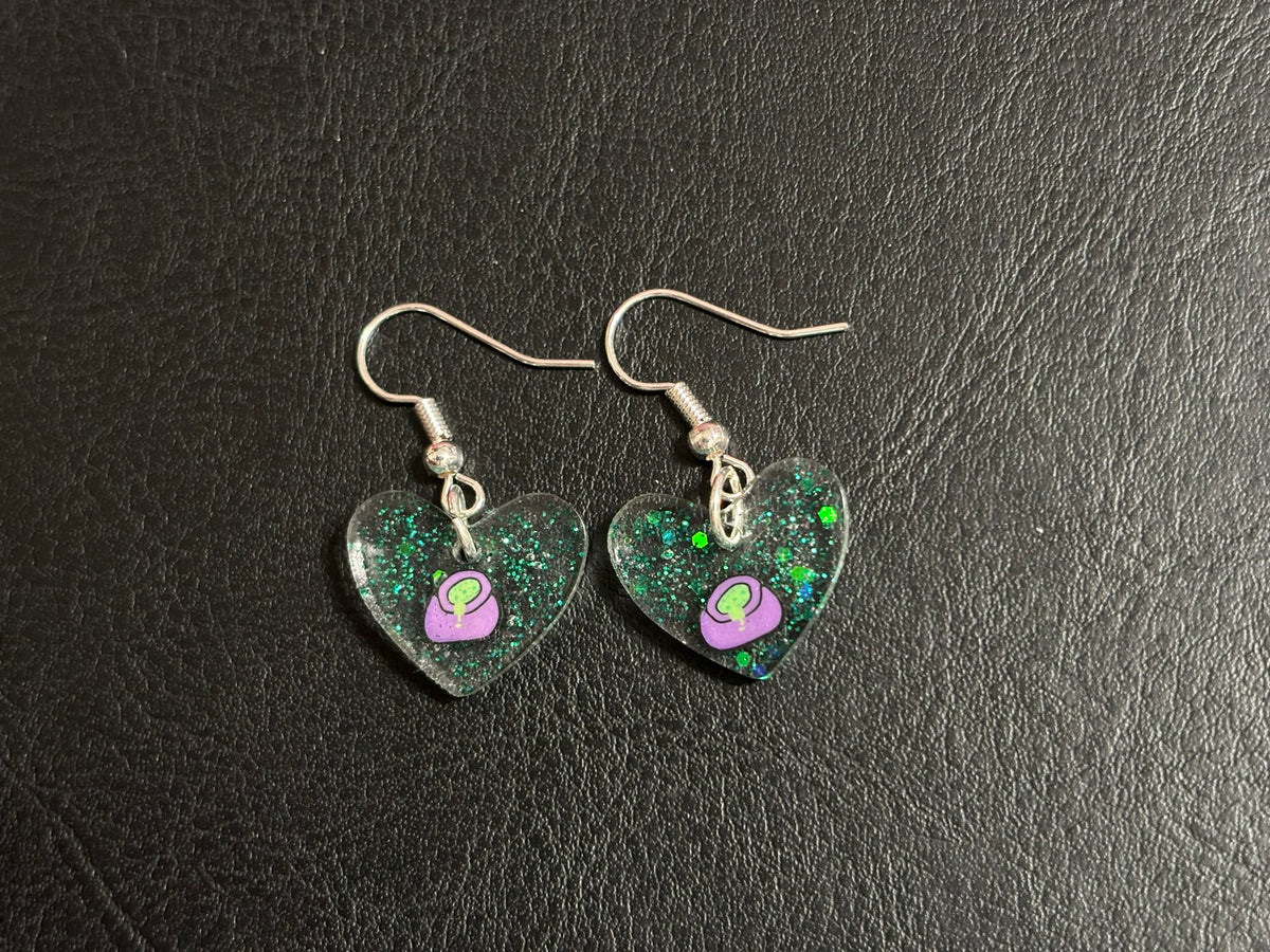 Cauldron Hook Dangle Earrings