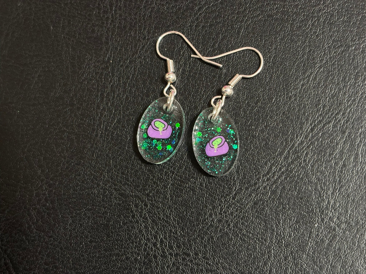 Cauldron Hook Dangle Earrings