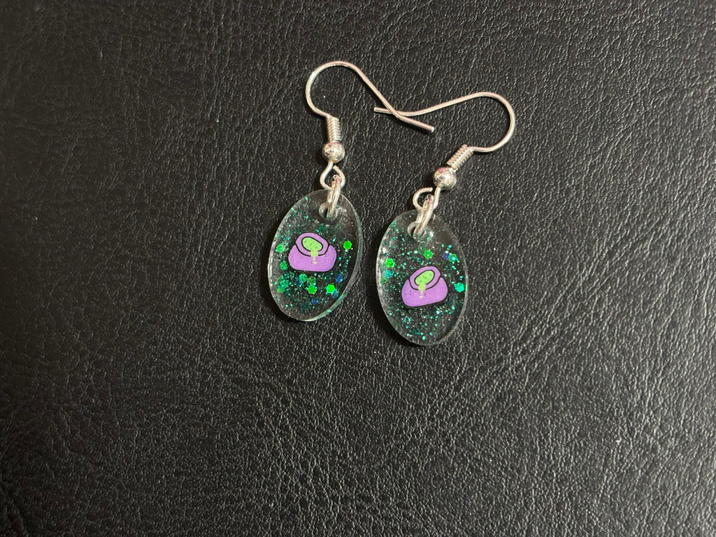 Cauldron Hook Dangle Earrings