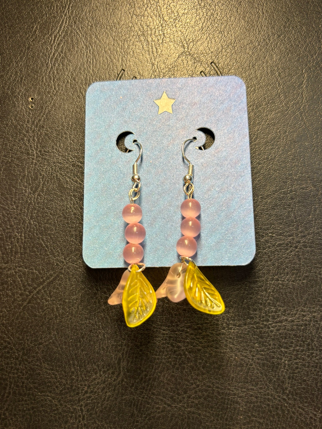 Leaf Three Hook Earrings