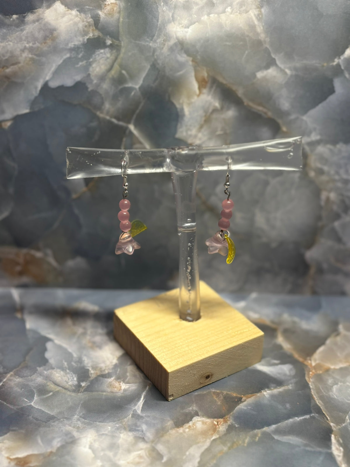 Leaf Three Hook Earrings