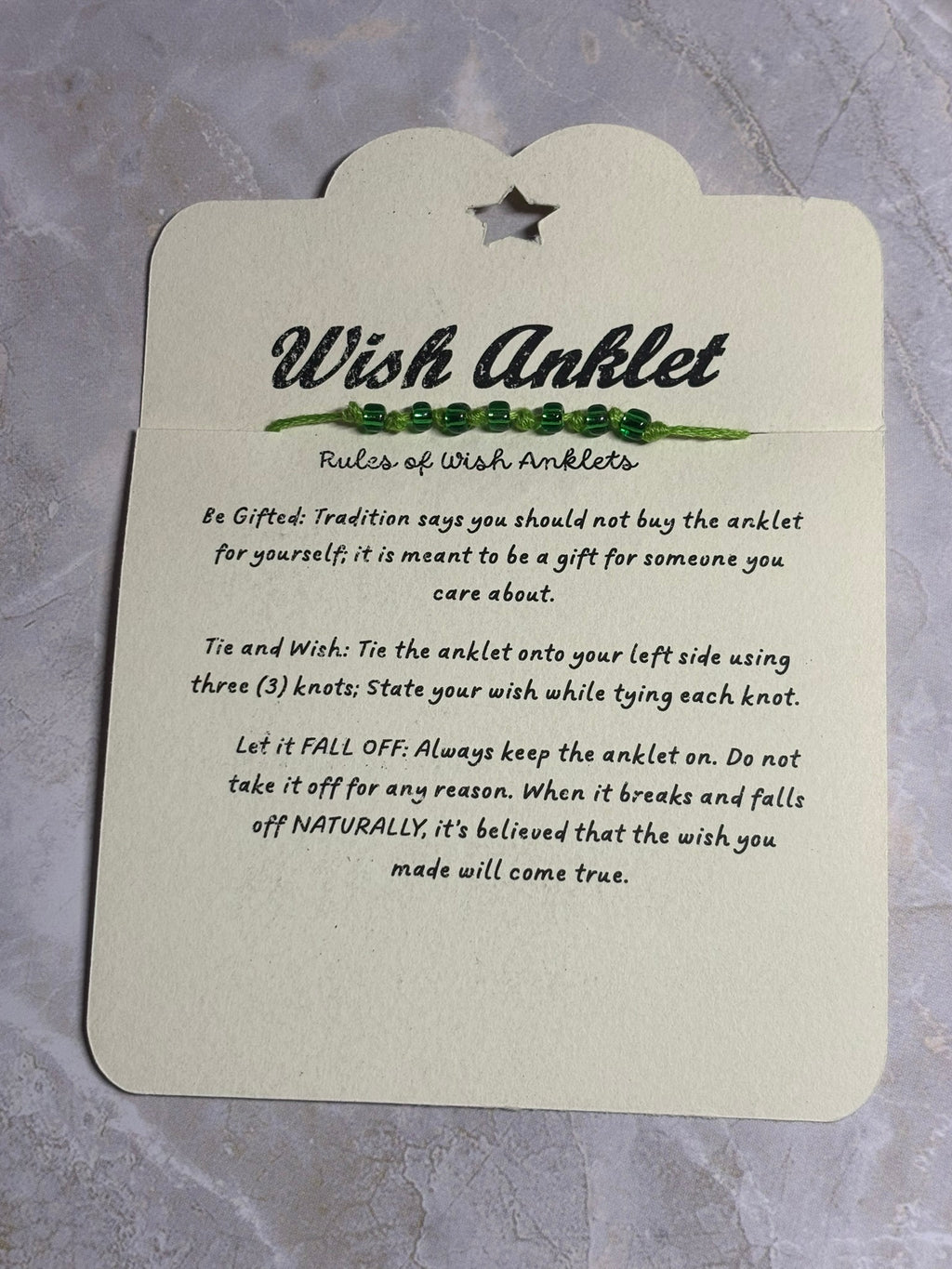 Wish Anklet