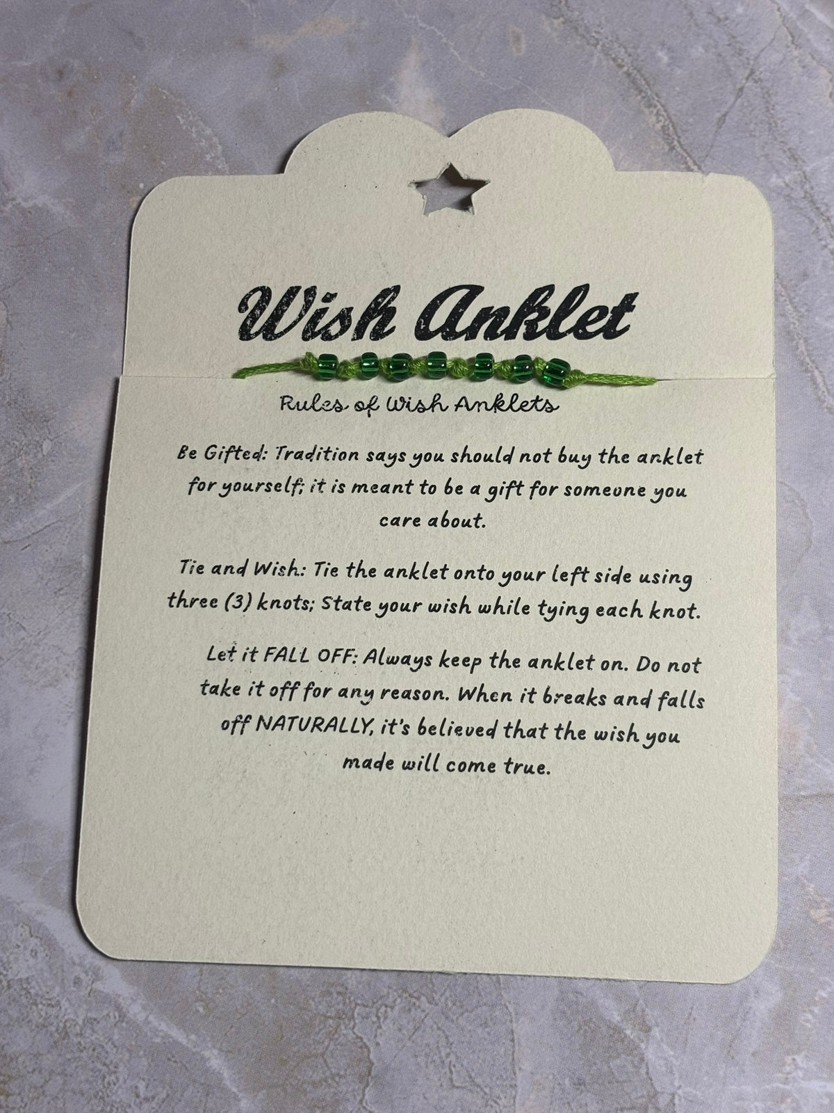 Wish Anklet