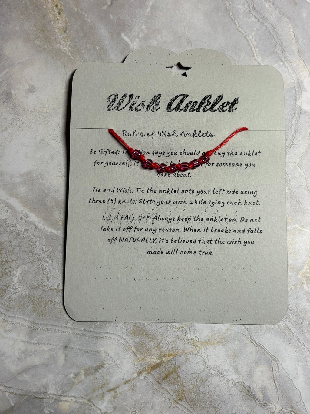 Wish Anklet