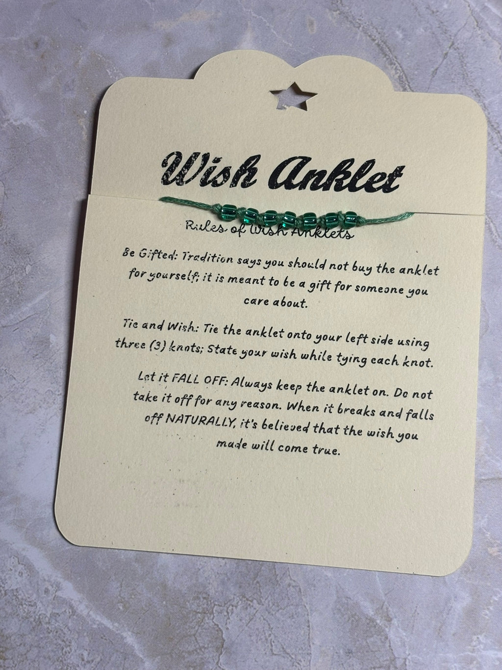 Wish Anklet